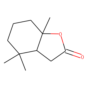 2(3H)-Benzofuranone, hexahydro-4,4,7a-trimethyl-