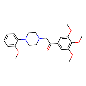 α-[4-(2-Methoxyphenyl)-1-piperazinyl]-3/',4/',5/'-trimethoxyacetophenone