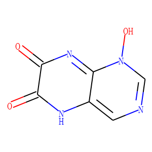6,7-Pteridinedione,5,8-dihydro-,1-oxide(9CI)