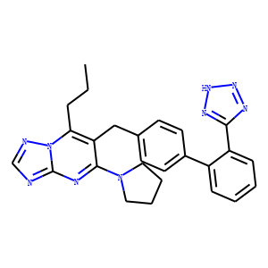 2-propyl-4-pyrrolidin-1-yl-3-[[4-[2-(2H-tetrazol-5-yl)phenyl]phenyl]me thyl]-1,5,7,9-tetrazabicyclo[