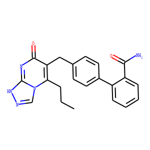 4'-((1,7-Dihydro-7-oxo-5-propyl-1,2,4-triazolo(4,3-a)pyrimidin-6-yl)methyl)-(1,1'-biphenyl)-2-carb