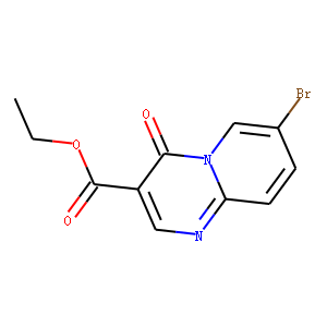 Ethyl 7-bromo-4-oxo-pyrido[1,2-a]pyrimidine-3-carboxylate