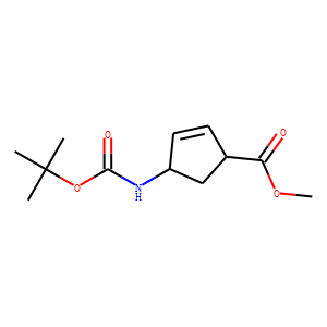 (1S,​4R)​-4-​[[(1,​1-​Dimethylethoxy)​carbonyl]​amino]​-2-​cyclopentene-​1-​carboxylic Acid Methyl E