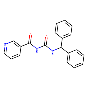 N-(benzhydrylcarbamoyl)pyridine-3-carboxamide