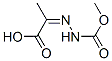 Hydrazinecarboxylic acid, (1-carboxyethylidene)-, 1-methyl ester (9CI)