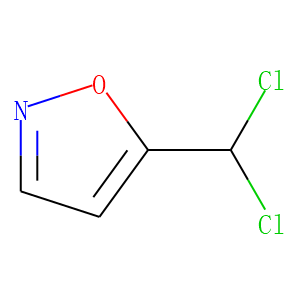 Isoxazole, 5-(dichloromethyl)- (9CI)