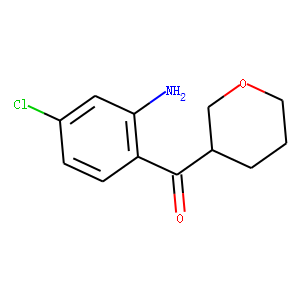 (2-Amino-4-chlorophenyl)(tetrahydro-2H-pyran-3-yl)-methanone