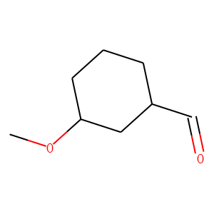 Cyclohexanecarboxaldehyde, 3-methoxy-, cis- (9CI)