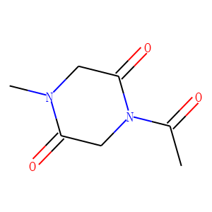 2,5-Piperazinedione, 1-acetyl-4-methyl- (9CI)