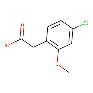 2-Methoxy-4-chlorophenylacetic acid