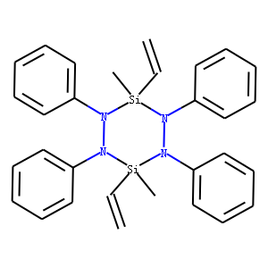 3,6-Dimethyl-3,6-divinyl-1,2,4,5-tetraphenyl-1,2,4,5-tetraaza-3,6-disilacyclohexane