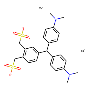 4-[Bis(p-dimethylaminophenyl)methyl]-1,2-phenylenedimethanesulfonic acid sodium