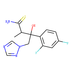 (αR,βR)-β-(2,4-Difluorophenyl)-β-hydroxy-α-methyl-1H-1,2,4-triazole-1-butanethioamide