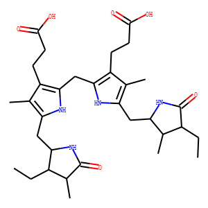 3-[2-[[3-(2-carboxyethyl)-5-[(3-ethyl-4-methyl-5-oxo-pyrrolidin-2-yl)methyl]-4-methyl-1H-pyrrol-2-yl