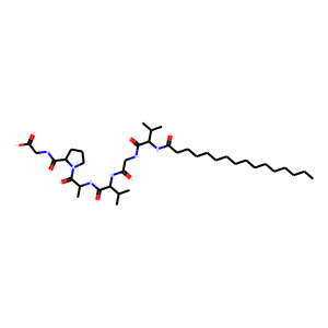 Glycine, N-(1-oxohexadecyl)-L-valylglycyl-L-valyl-L-alanyl-L-prolyl-