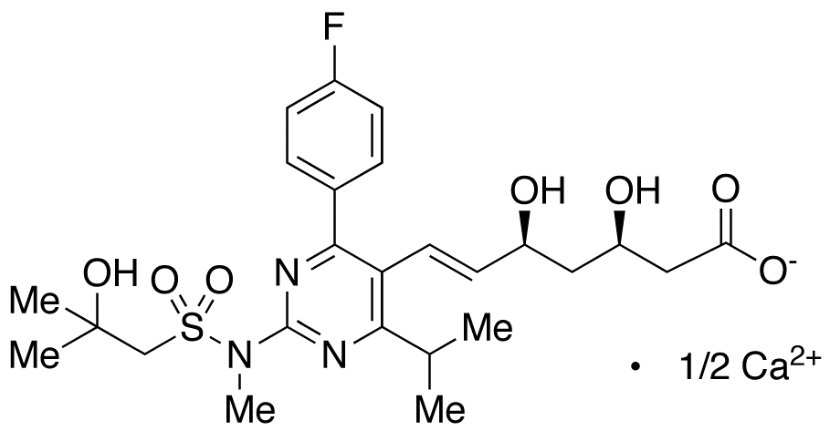 S-Desmethyl-S-(2-hydroxy-2-methylpropyl) Rosuvastatin Sodium Salt