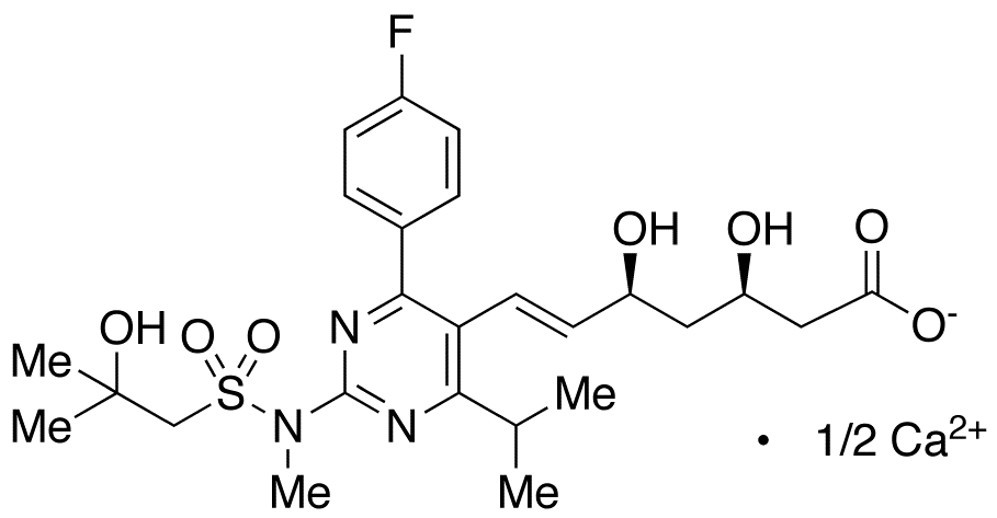 S-Desmethyl-S-(2-hydroxy-2-methylpropyl) Rosuvastatin Sodium Salt