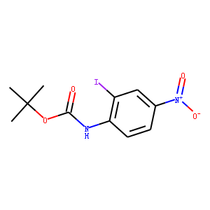 tert-butyl 4-nitro-2-iodophenylcarbamate