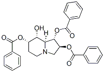1,2,7,8-Indolizinetetrol, octahydro-, 1,2,7-tribenzoate, 1S-(1.alpha.,2.beta.,7.alpha.,8.alpha.,8a.a
