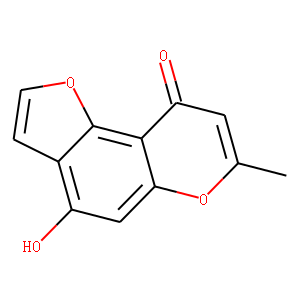 4-Hydroxy-7-methyl-9H-furo[2,3-f][1]benzopyran-9-one