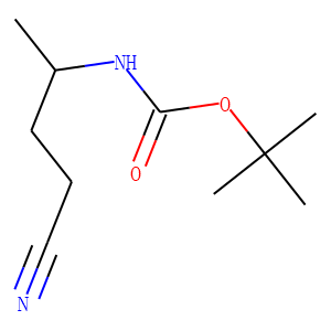 Carbamic acid, (3-cyano-1-methylpropyl)-, 1,1-dimethylethyl ester (9CI)