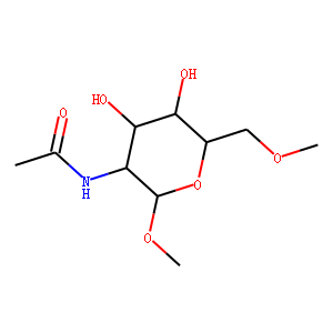 Methyl 2-(acetylamino)-6-O-methyl-2-deoxy-α-D-galactopyranoside