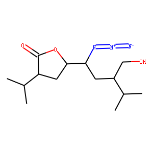 (3S,5S)-5-((1S,3S)-1-azido-3-(hydroxymethyl)-4-methylpentyl)-3-isopropyldihydrofuran-2(3H)-one