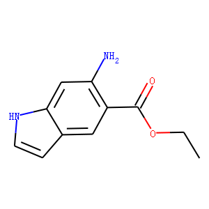 1H-Indole-5-carboxylicacid,6-amino-,ethylester(9CI)