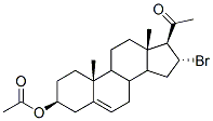 16-alpha-bromo-20-oxopregn-5-en-3-beta-yl acetate