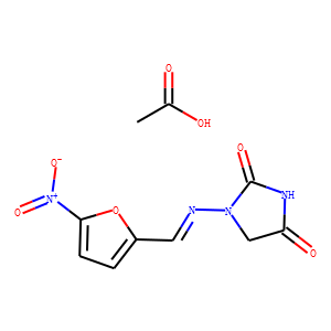 3-[(5-Nitrofurfurylidene)amino]-2,5-dioxo-1-imidazolidineacetic acid