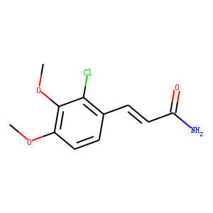3-(2-CHLORO-3,4-DIMETHOXYPHENYL)ACRYLAMIDE