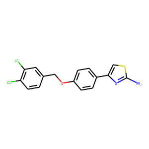 4-{4-[(3,4-dichlorobenzyl)oxy]phenyl}-1,3-thiazol-2-amine