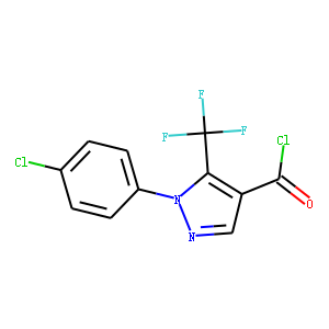 2-(4-CHLOROPHENYL)-3-(TRIFLUOROMETHYL)PYRAZOLE-4-CARBONYL CHLORIDE