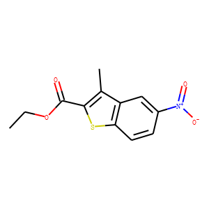 ETHYL 3-METHYL-5-NITROBENZO[B]THIOPHENE-2-CARBOXYLATE