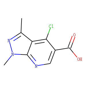 4-CHLORO-1,3-DIMETHYLPYRAZOLO[3,4-B]PYRIDINE-5-CARBOXYLIC ACID