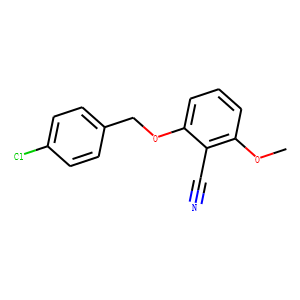 2-[(4-chlorobenzyl)oxy]-6-methoxybenzonitrile