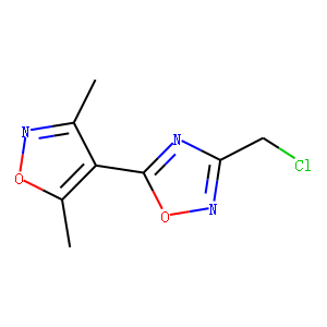 3-(CHLOROMETHYL)-5-(3,5-DIMETHYLISOXAZOL-4-YL)-1,2,4-OXADIAZOLE