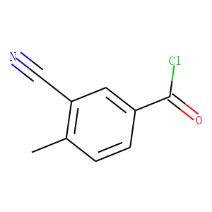 Benzoyl chloride, 3-cyano-4-methyl- (9CI)
