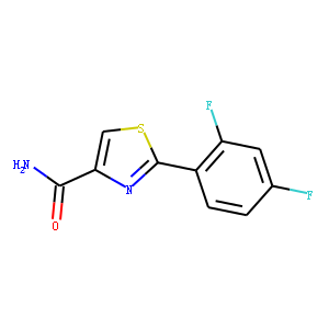 2-(2,4-DIFLUOROPHENYL)THIAZOLE-4-CARBOXAMIDE