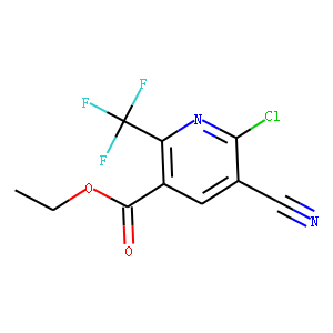 ETHYL 2-CHLORO-3-CYANO-6-(TRIFLUOROMETHYL)-PYRIDINE-5-CARBOXYLATE