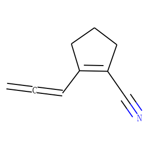 1-Cyclopentene-1-carbonitrile, 2-(1,2-propadienyl)- (9CI)