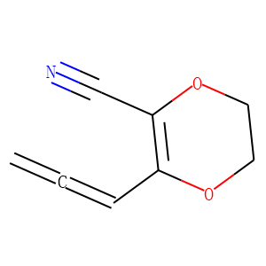 1,4-Dioxin-2-carbonitrile, 5,6-dihydro-3-(1,2-propadienyl)- (9CI)