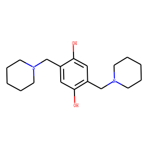 2,5-bis(1-piperidylmethyl)benzene-1,4-diol