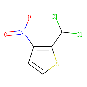 2-(dichloroMethyl)-3-nitrothiophene