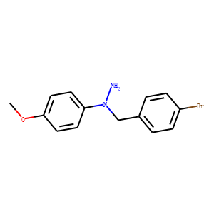 1-(4-Bromobenzyl)-1-(4-methoxyphenyl)hydrazine