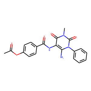 Benzamide,  4-(acetyloxy)-N-(6-amino-1,2,3,4-tetrahydro-3-methyl-2,4-dioxo-1-phenyl-5-pyrimidinyl)-