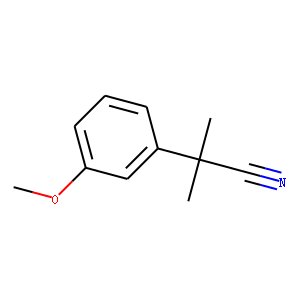 2-(3-METHOXYPHENYL)-2-METHYLPROPANENITRILE