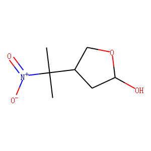 2-Hydroxy-4-(1-methyl-1-nitroethyl)-tetrahydrofuran(Mixture of Diastereomers)
