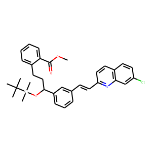 (S,E)-2-(3-((tert-Butyldimethylsilyl)oxy)-3-(3-(2-(7-chloroquinolin-2-yl)vinyl)phenyl)propyl)benzoic