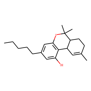 [6aS,(+)]-6aα,7,8,10aβ-Tetrahydro-6,6,9-trimethyl-3-pentyl-6H-dibenzo[b,d]pyran-1-ol
